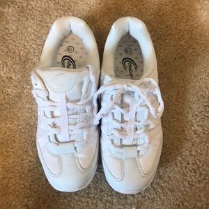 white chasse cheer shoes never worn sz 6.5